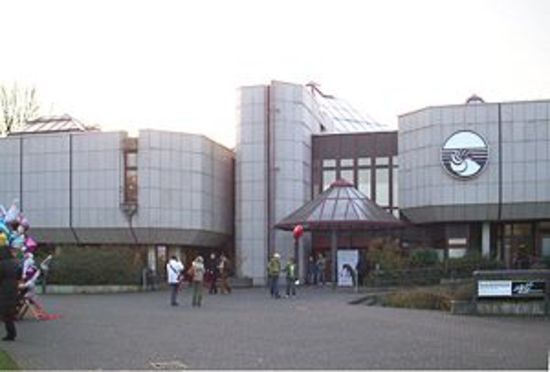 Haupteingang vom Löbbecke Museum &amp; Aquazoo