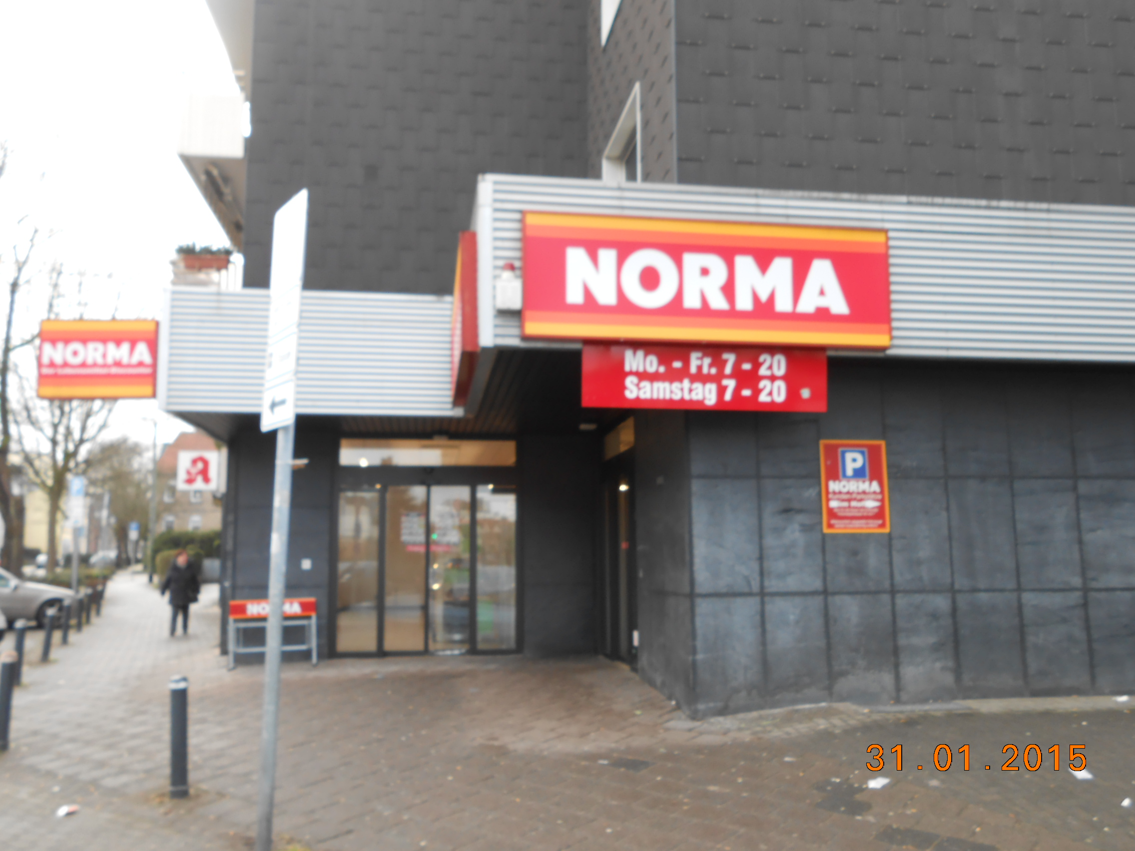Eingang zum Norma in Hattingen
