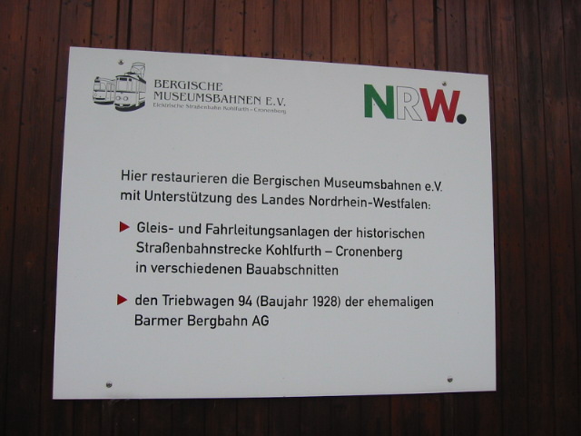 Bergische Museumsbahnen eV.