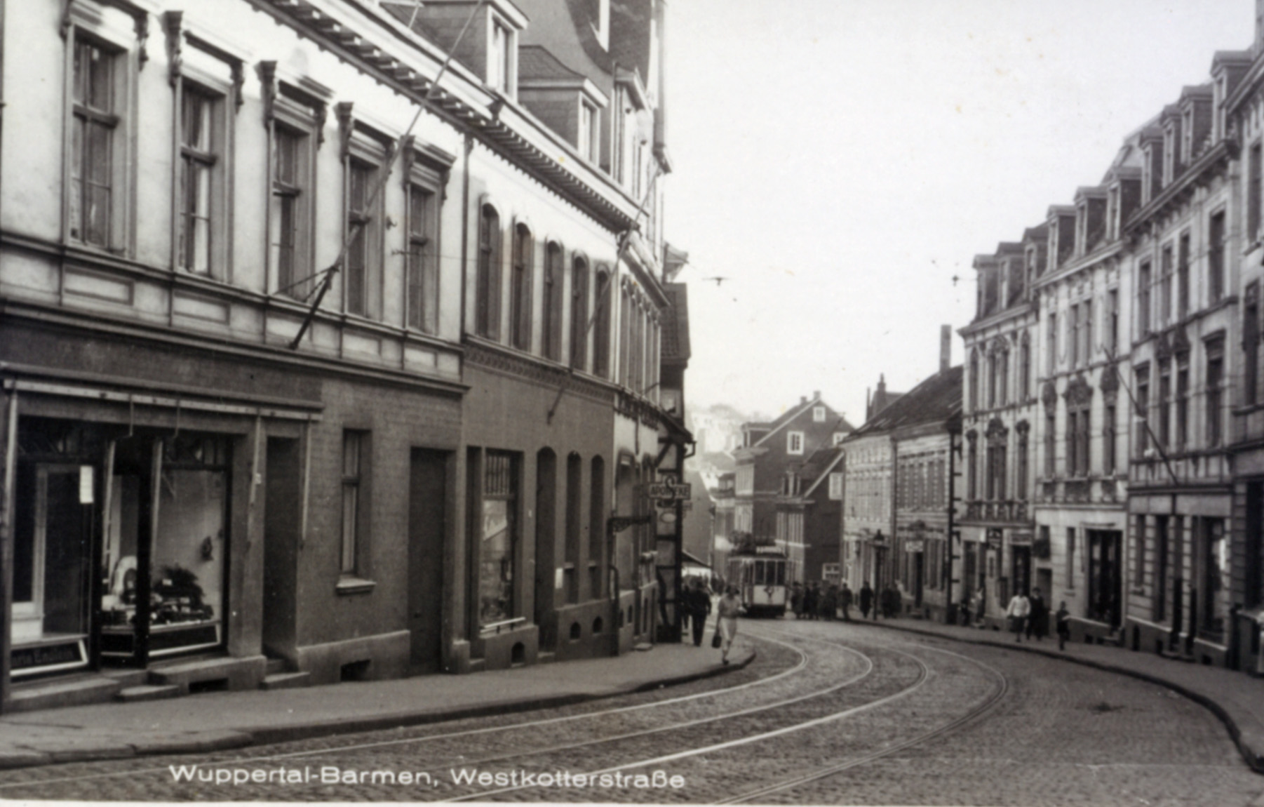 Alte historische Aufnahmen vom Stadtteil Barmen
