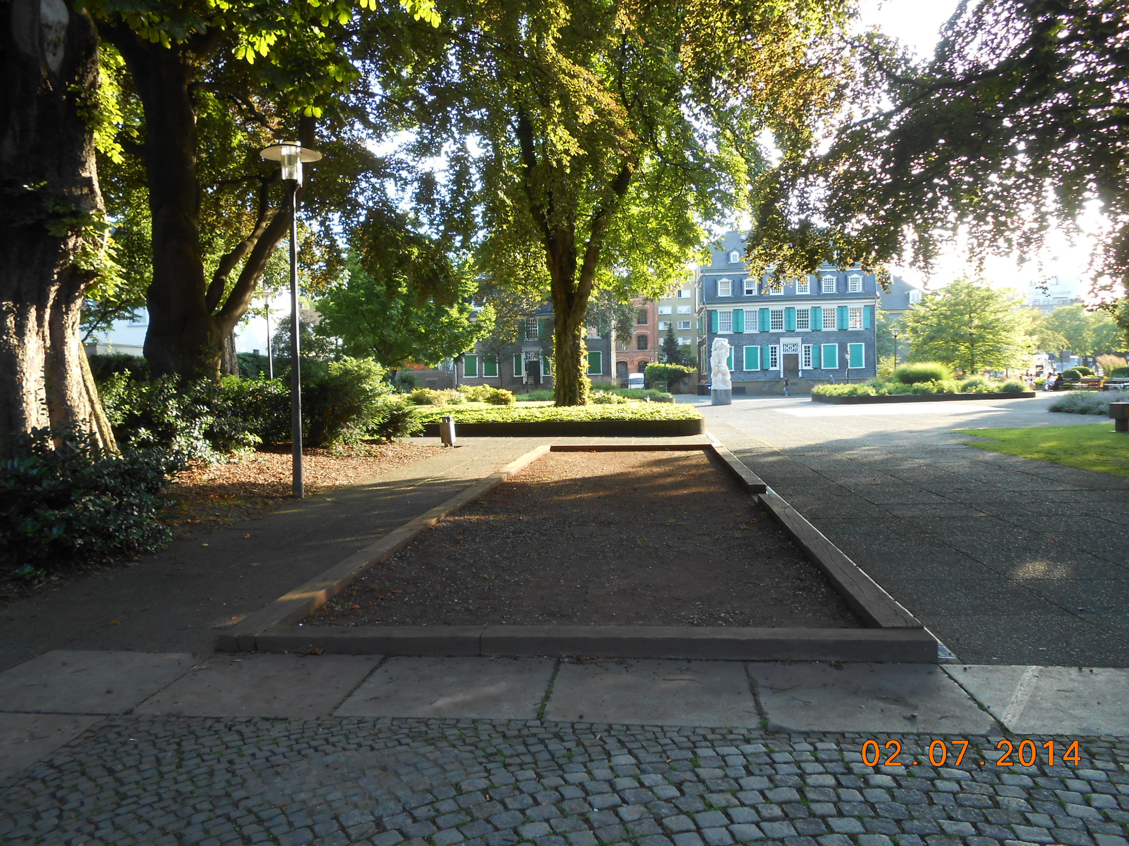 Engelsgarten mit Boule - Anlage