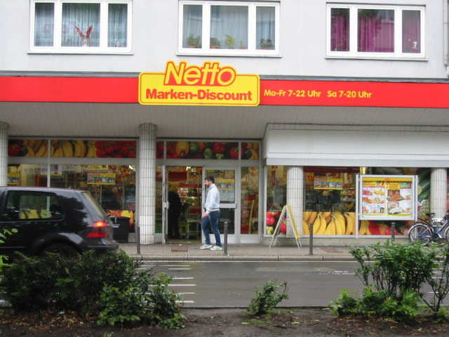 Der Nettomarkt auf der Berlinerstrasse