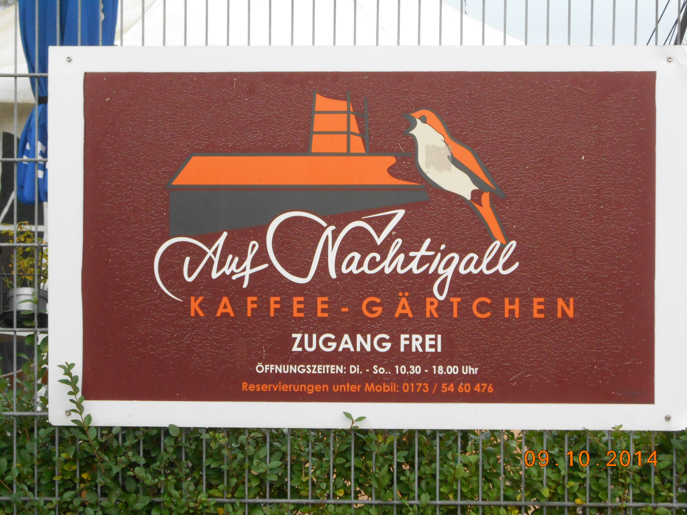 Cafe &amp; Snacks am Haupteingang