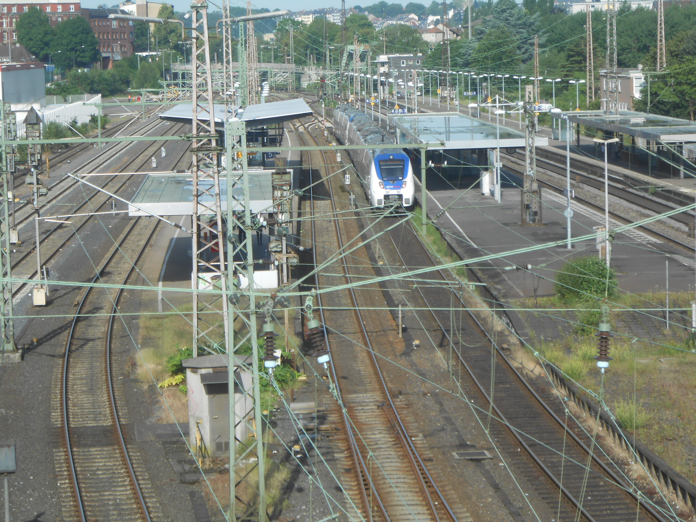 Gleise vom Bahnhof Wuppertal - Oberbarmen