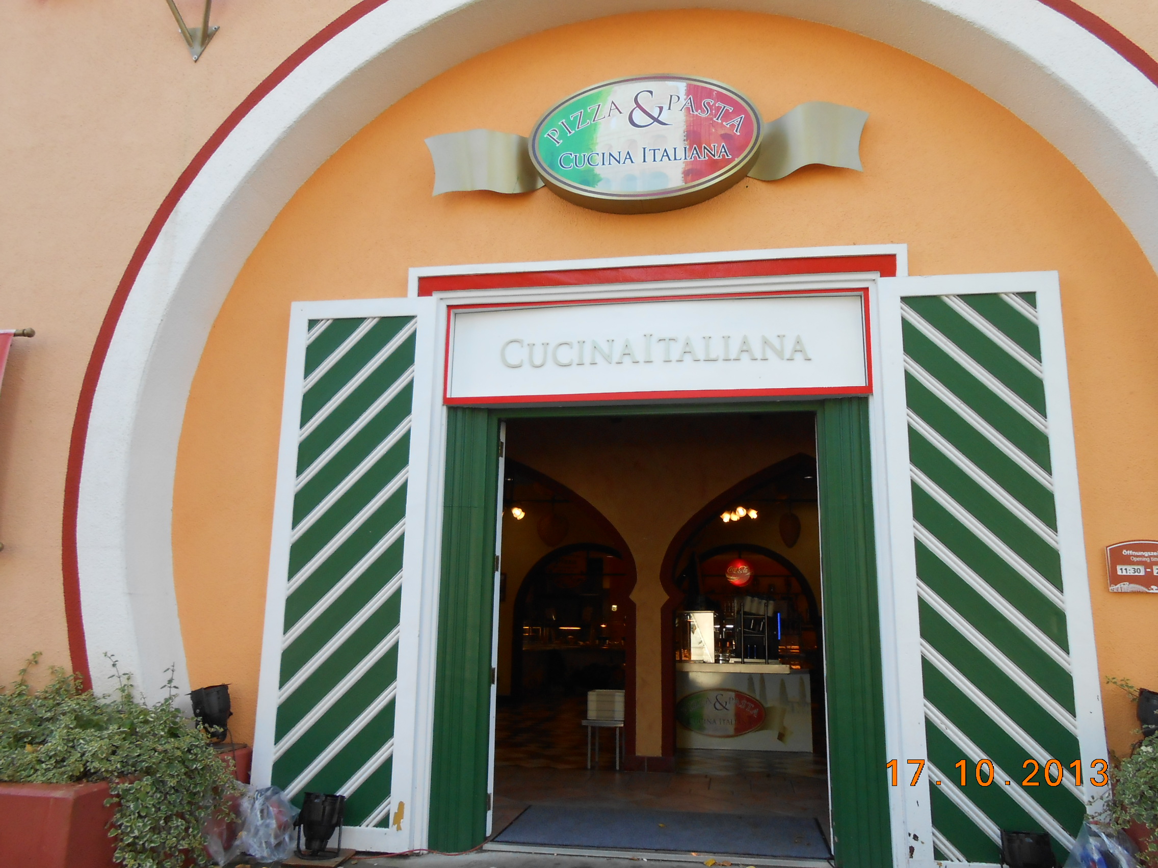 Restaurant  Cucina Italiana im Moviepark
