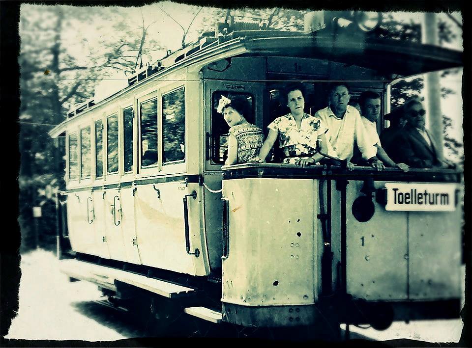 Die alte Zahnradbahn um 1960