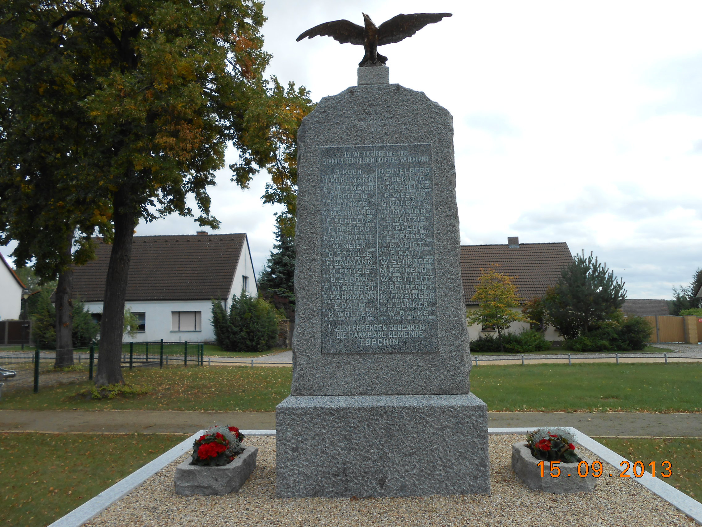 Kriegerdenkmal in Töpchin