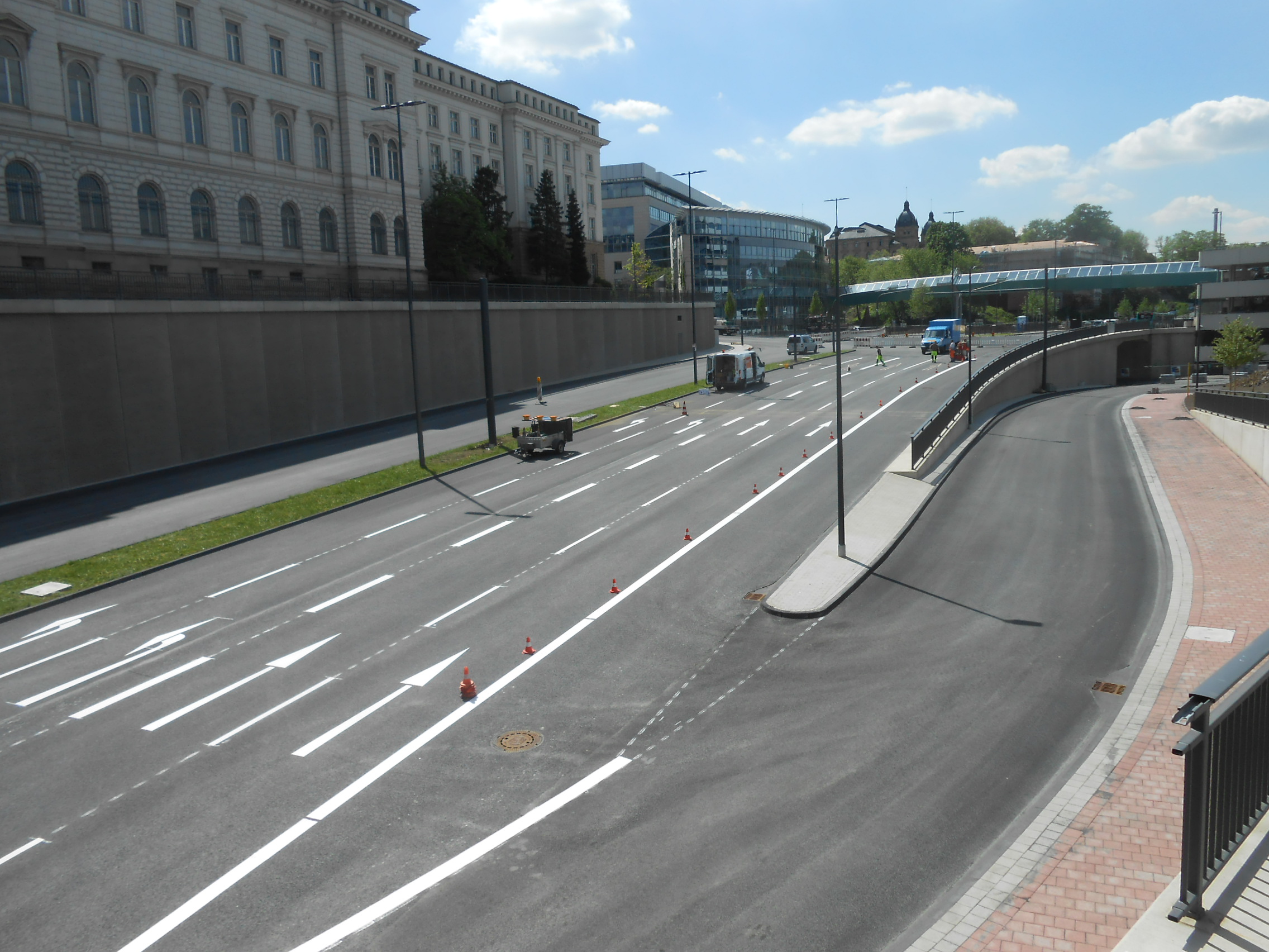 Neue Untertunnelung für Fahrzeuge am Hauptbahnhof