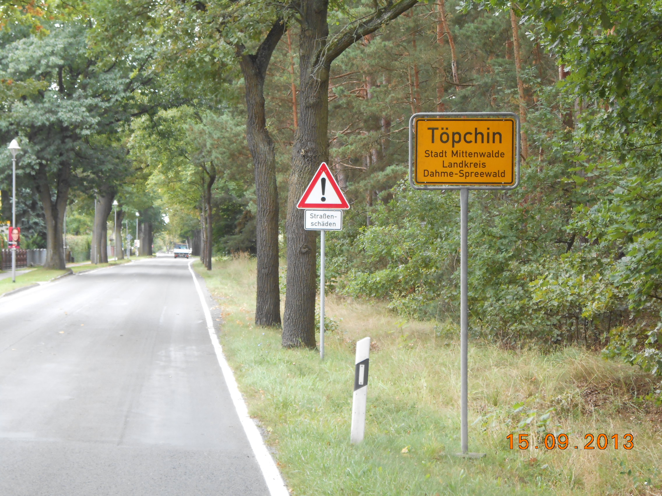 Der Ort Töpchin - ein Ortsteil von Mittenwalde