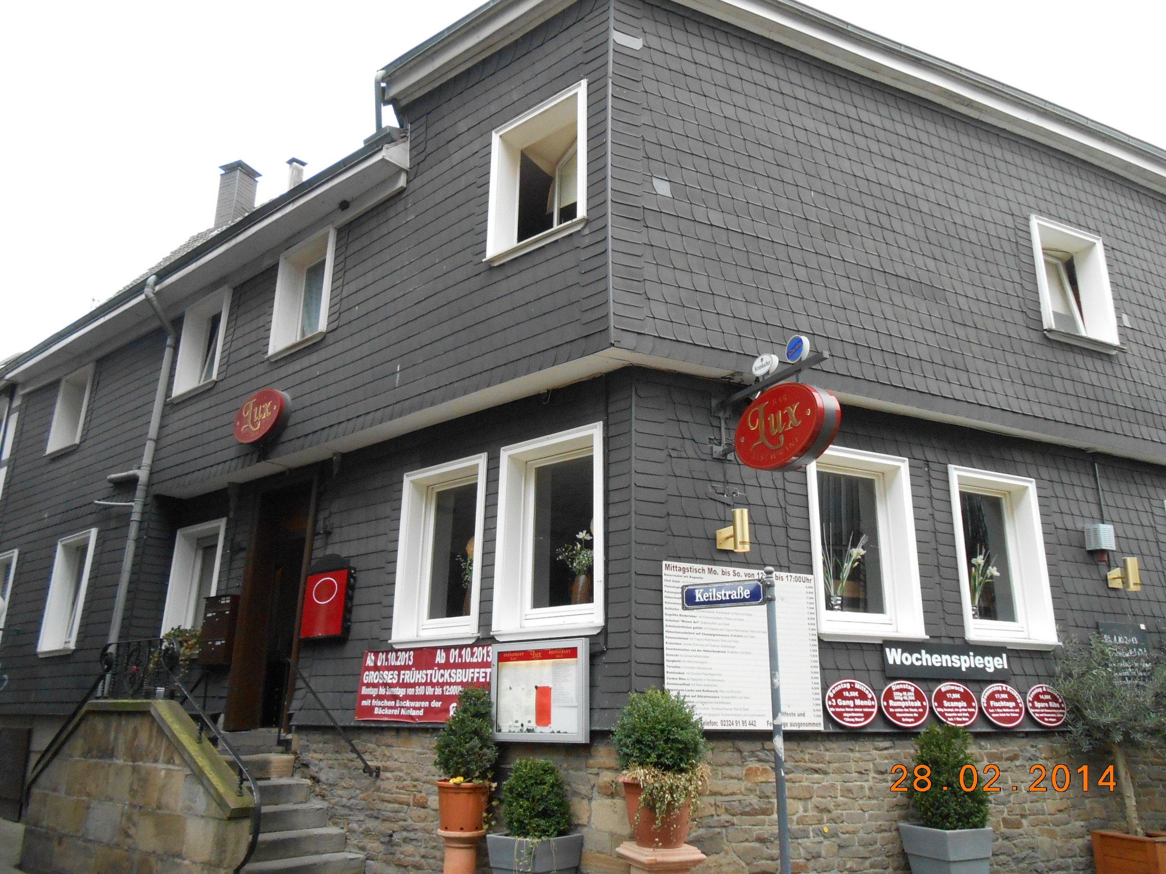 Aussenansicht vom Restaurant Lux