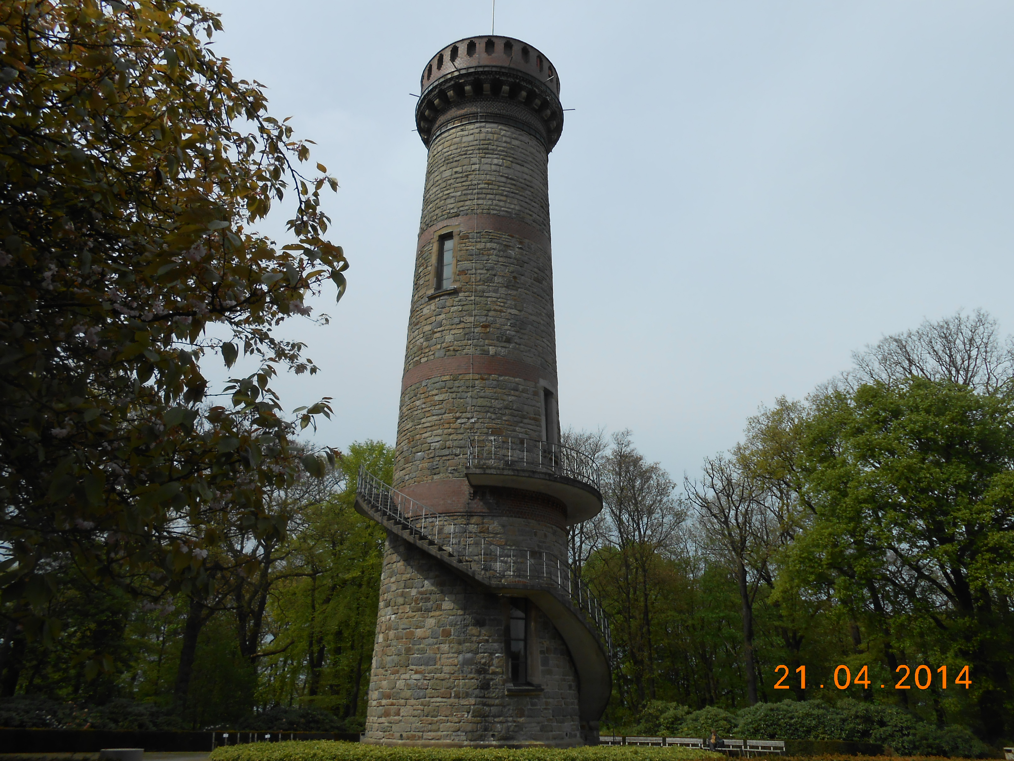 Der Toelleturm - 26 m hoch.