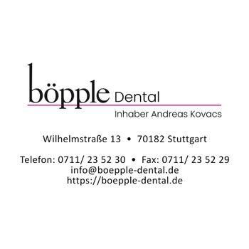 Logo von Böpple Dental - Inhaber Andreas Kovacs in Stuttgart