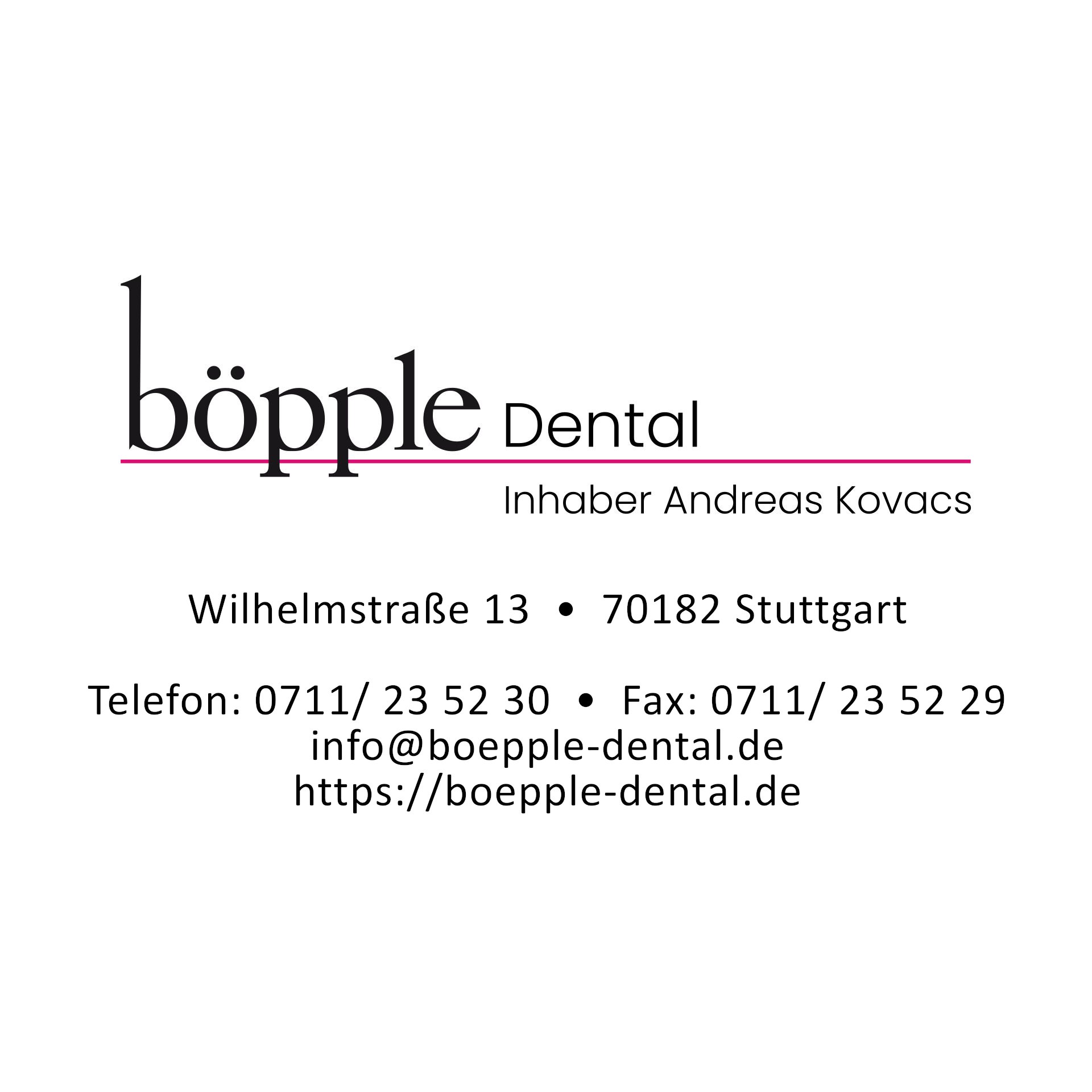 Bild 1 Böpple Dental - Inhaber Andreas Kovacs in Stuttgart