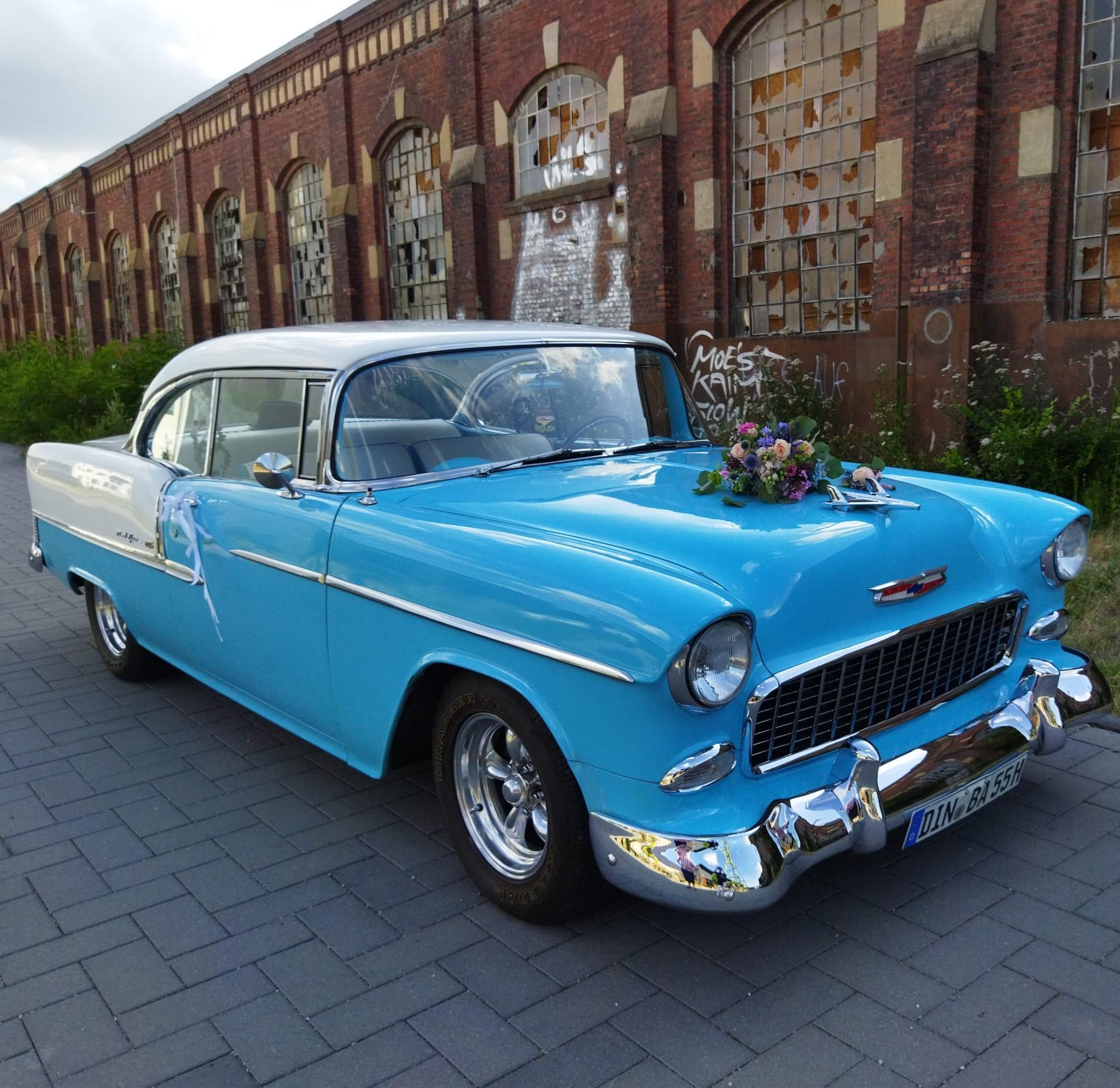 Chevy Bel Air 1955 unser Hochzeitswagen