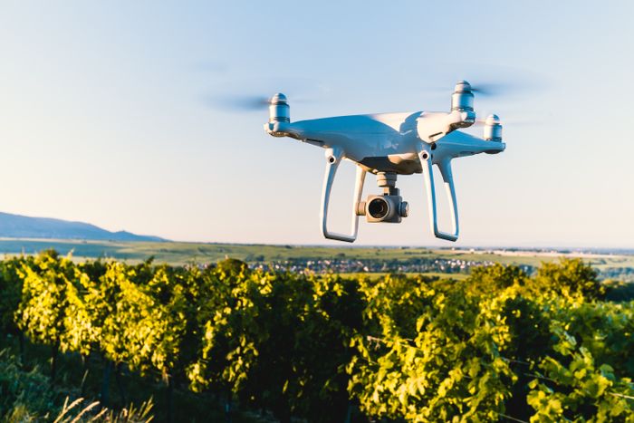 Drohne: Technisches Hilfsmittel für die Wertermittlung im Weinbau und für Schadenfotos