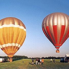 Heißluftballonfahrt über Brandenburg
