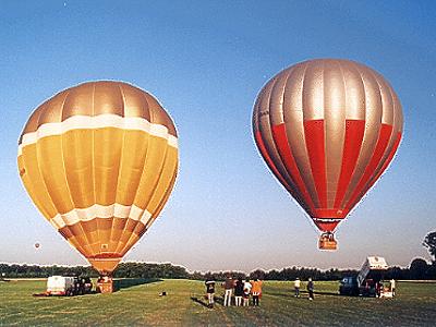 Heißluftballonfahrt über Brandenburg