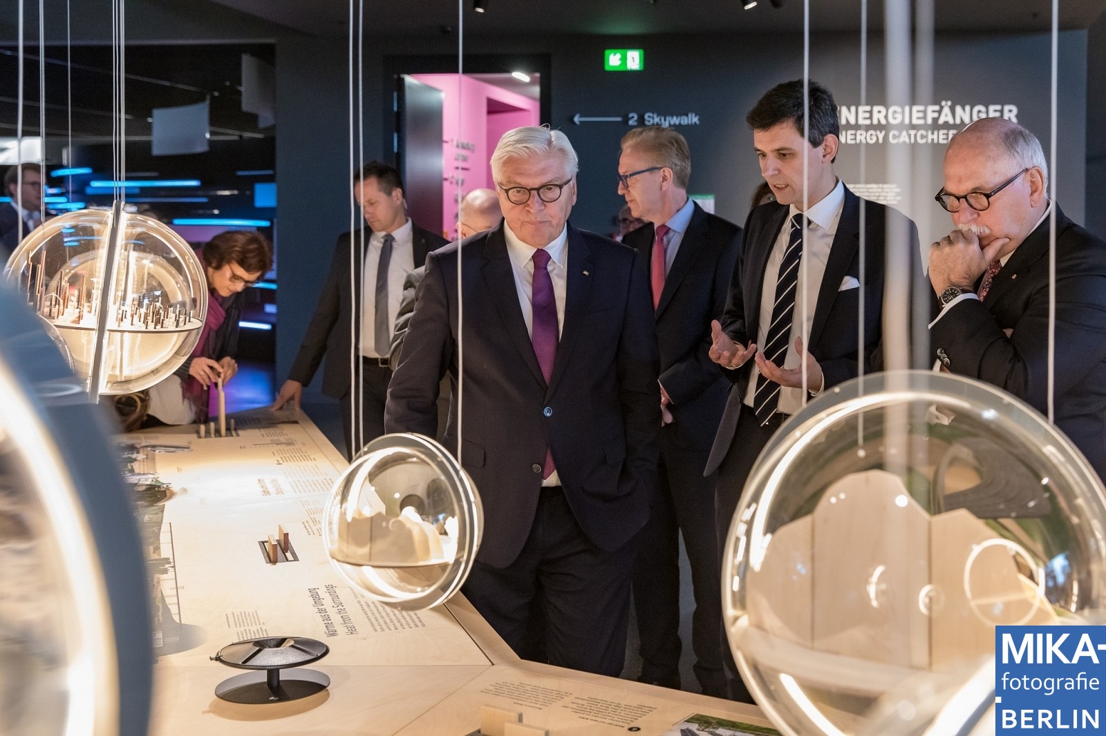 Futurium Rundgang Bundespräsident Steinmeier