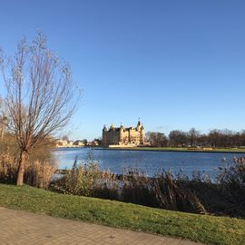 Schweriner Schloss in Schwerin in Mecklenburg