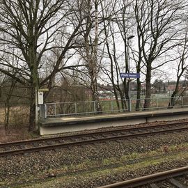 da endet der andere Bahnsteig