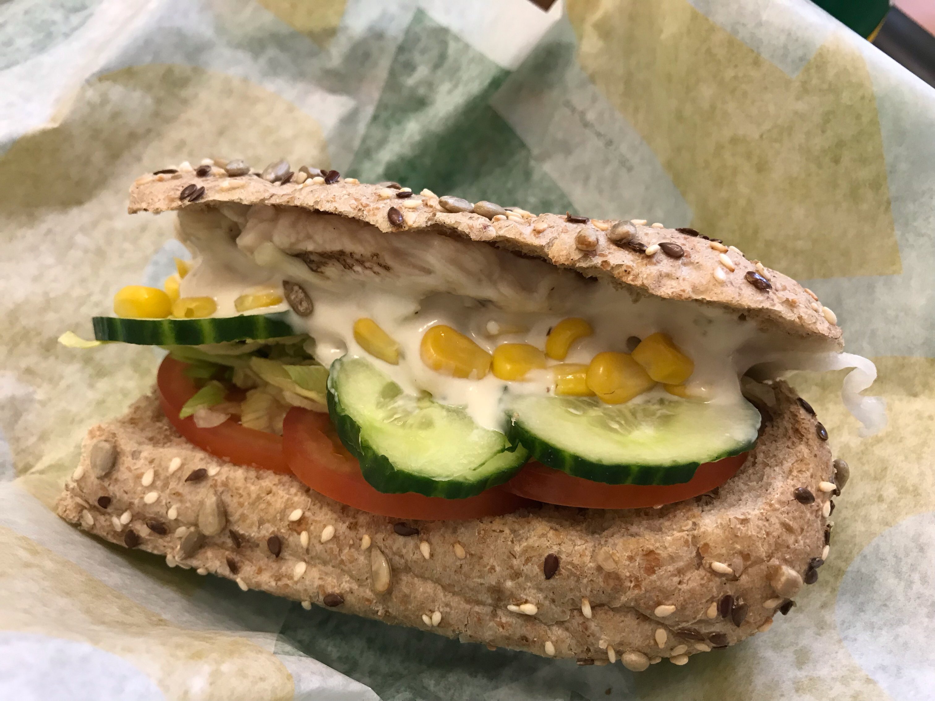 Mein Chicken Breast/Vollkorn-Sub