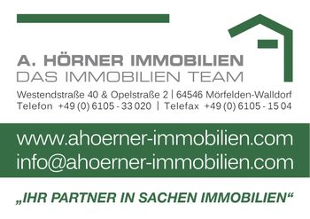 Logo von A. Hörner Immobilien - u. Bauträgerbüro in Mörfelden-Walldorf