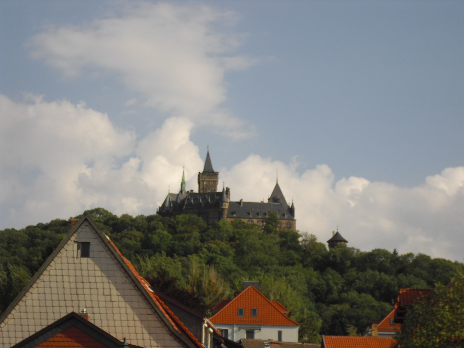 von der Einkaufspassage Wernigerode aus fotografiert