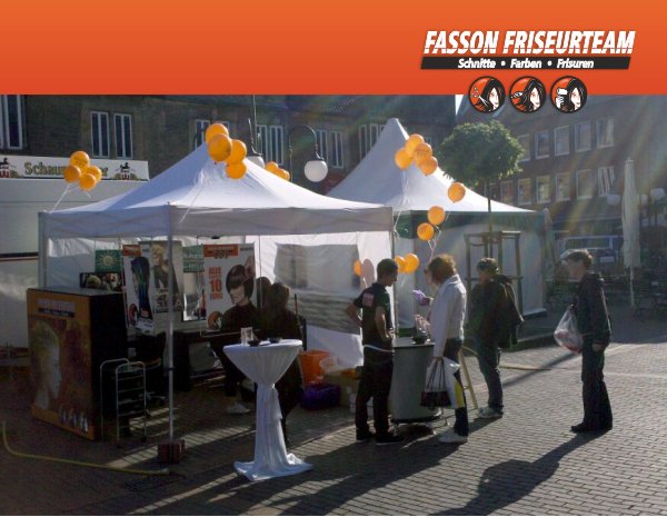 Fasson Friseurteam auf dem Maifest in Stadthagen