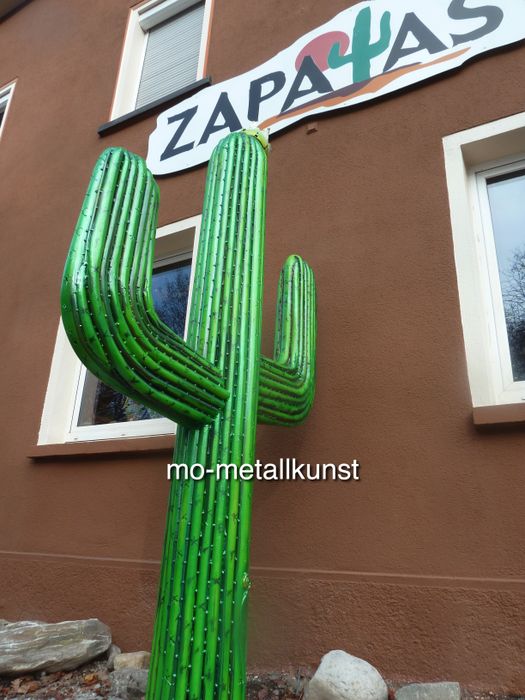 Aussen Kunstwerk, Skulptur, Kaktus, Mexican Restaurant, Ravensburg