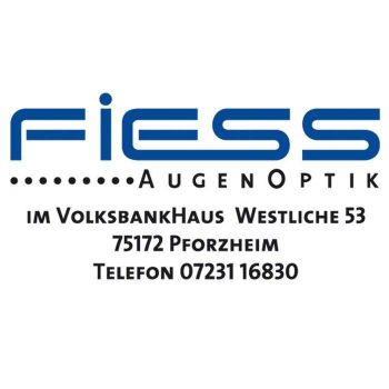 Logo von Fiess Augenoptik im Volksbankhaus in Pforzheim