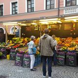 Obst- und Gemüsestand Rosenheimer Platz in München
