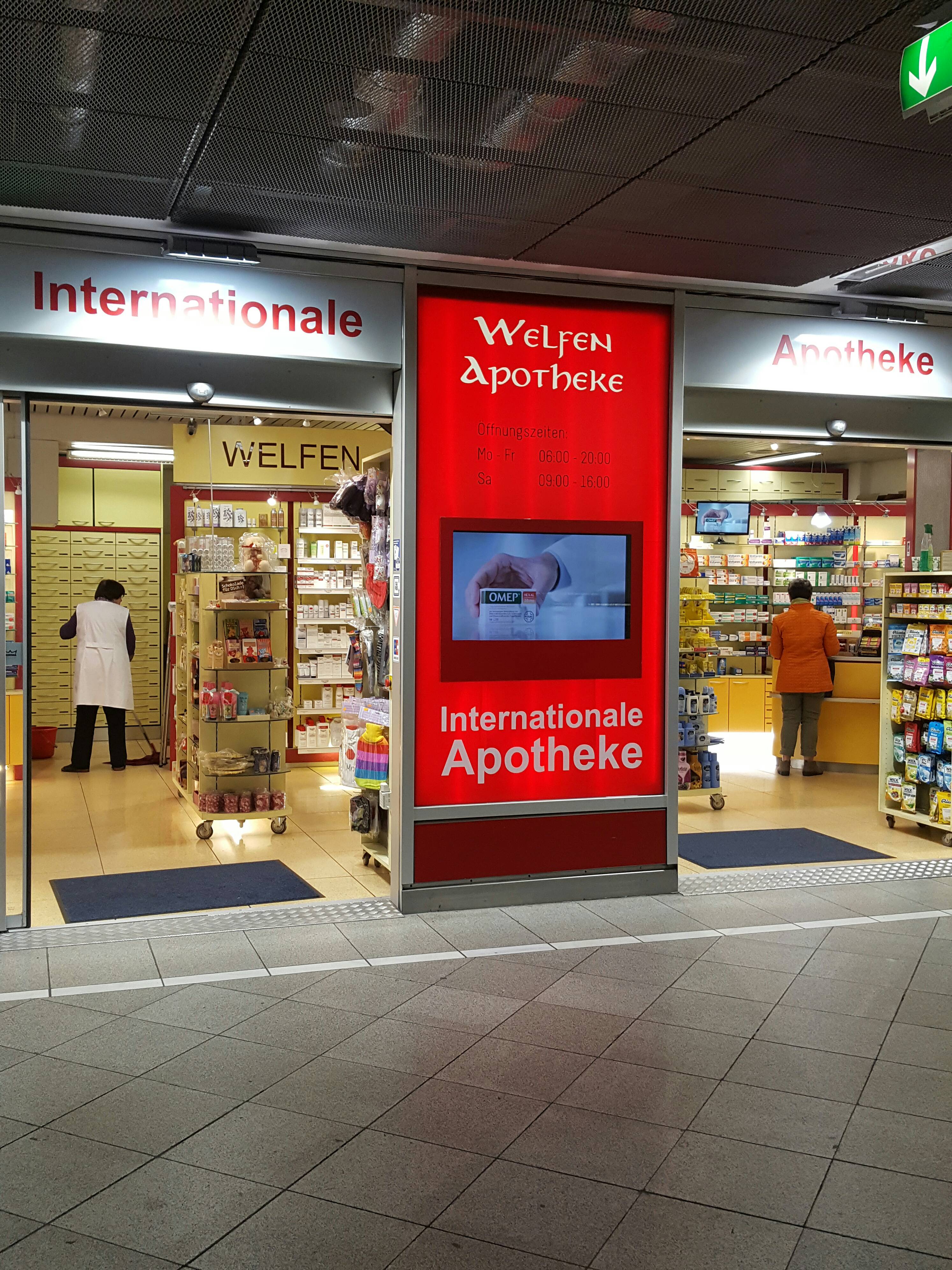 Bild 2 Internationale Apotheke Welfen Apotheke im Ostbahnhof-Untergeschoß in München