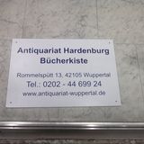 Antiquariat HARDENBURG - Bücherkiste in Wuppertal