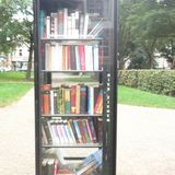 Offener Bücherschrank Leipziger Platz in Köln