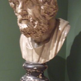 Abguss einer antiken Marmorstatue - Homers Büste aus Herders Besitz