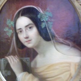 Caroline Bardua - Maximiliane von Arnim Tochter von Bettina um 1845 verh. von Orla