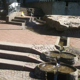 Wasserspielplatz Südpark (Archimedische Schraube) Vor dem Deich in Düsseldorf