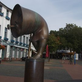 Dülkener Marktbrunnen - Die vier Winde von Kurt Sandweg am Alten Markt in Viersen