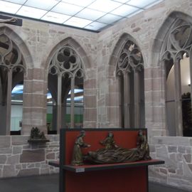 Detail in der Karth&auml;userklause: Reste der Klosterkirche im 2. Weltkrieg stark zerst&ouml;rt