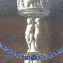 Georg Hinz (1630-88) Kunstkammerregal 1666 Detail Pokal