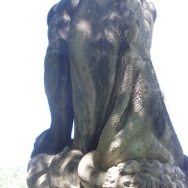Skulptur ruhender Herakles in Dresden