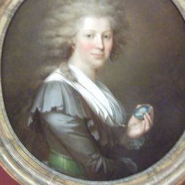 Philipp Friedrich von Hetsch - Franziska Reichsgr&auml;fin von Hohenheim um 1790 (seit 1785 Ehefrau des Herzogs Karl Eugen von W&uuml;rttemberg)