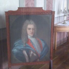 Barock-Portrait eines reichen als Parravent