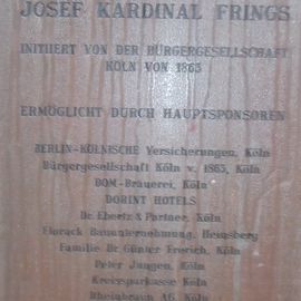 Kardinal Josef Frings Denkmal in Köln