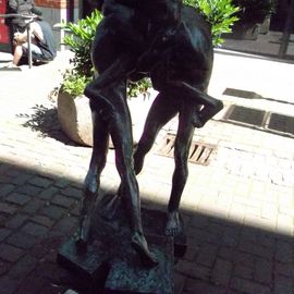 Skulptur Reiterkampf in Aachen