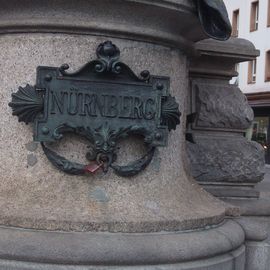 Ludwigseisenbahn-Brunnen in Nürnberg