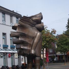 Dülkener Marktbrunnen - Die vier Winde von Kurt Sandweg am Alten Markt in Viersen