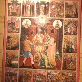  Johannes der Täufer Ikone russisch 18. Jahrhundert