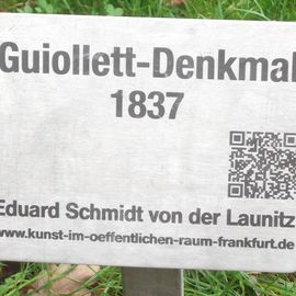 Guiollett-Denkmal in Frankfurt am Main