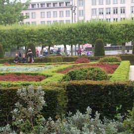 Brüssel botanischer Garten oberhalb der Altstadt
